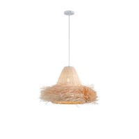 ΦΩΤΙΣΤΙΚΟ ΚΡΕΜΑΣΤΟ BAMBOO 1XE27 MAX 40W 560Χ560X330mm ARTE ILLUMINA SISAL
