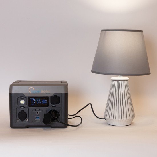 ΦΟΡΗΤΟΣ ΣΤΑΘΜΟΣ ΕΝΕΡΓΕΙΑΣ LIGHTBORN SYSTEMS  284.7Wh/350W
