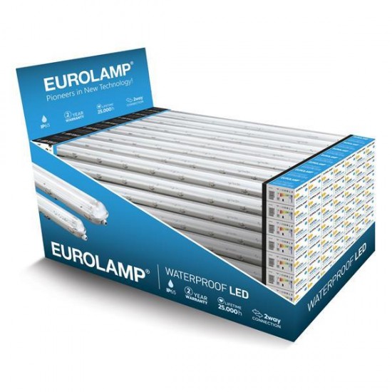 ΕΚΘΕΤΗΡΙΟ ΓΙΑ ΣΤΕΓΑΝA ΦΩΤΙΣΤΙΚΑ ΜΕ ΛΑΜΠΑ LED TUBE 1,20m 134Χ82Χ88