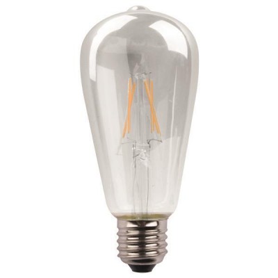 ΛΑΜΠΑ LED ST64 CROSSED FILAMENT 11W E27 6500K 220-240V DIMMABLE CLEAR