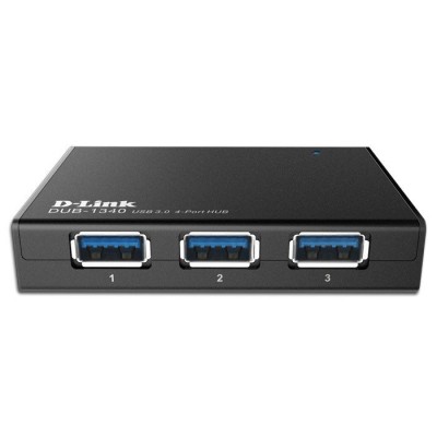 USB 3.0 Hub 4 θυρών σε μαύρο χρώμα 