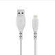 Καλώδιο USB 2.0 A αρσ. σε Lightning, 1.2m, σε λευκό χρώμα