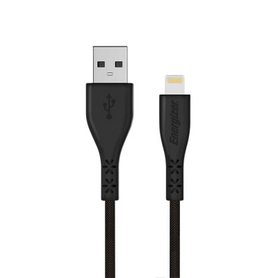 Καλώδιο USB 2.0 A αρσ. σε Lightning, 1.2m, σε μαύρο χρώμα 