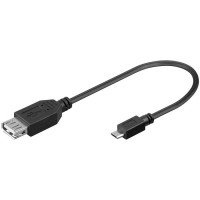 Καλώδιο OTG USB 2.0 θηλ - USB micro B 