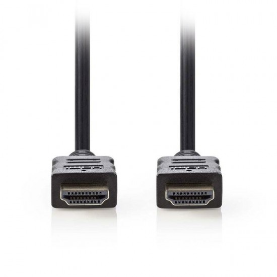 Καλώδιο High speed HDMI with Ethernet, HDMI αρσ. - HDMI αρσ., 3.00m NEDIS CVGP34000BK30