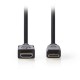 Καλώδιο High speed HDMI with Ethernet, HDMI mini αρσ. - HDMI αρσ. με επίχρυσες επαφές, 5.00m NEDIS CVGP34500BK50