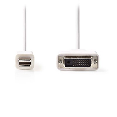 Αντάπτορας mini DisplayPort - DVI-D 2.0m NEDIS CCGP37700WT20 