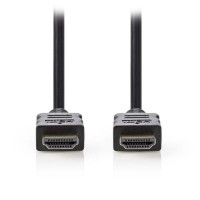 Καλώδιο Premium High Speed HDMI with Ethernet, HDMI αρσ. - HDMI αρσ. 50m με ενσωματωμένο ενισχυτή και επίχρυσες επαφές NEDIS CVGT34620BK500 