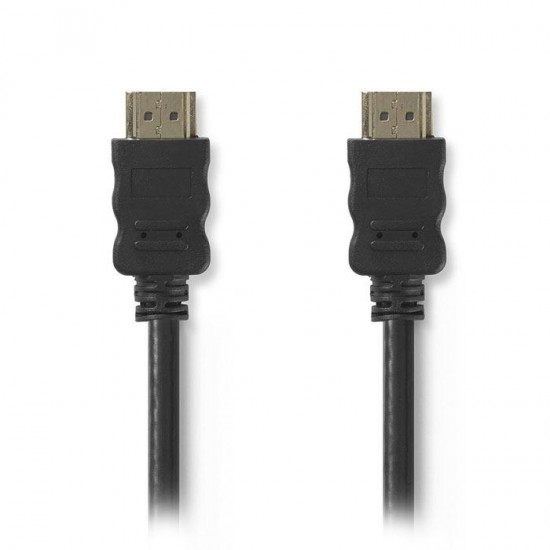 Καλώδιο Premium High Speed HDMI with Ethernet, HDMI αρσ. - HDMI αρσ. 50m με ενσωματωμένο ενισχυτή και επίχρυσες επαφές NEDIS CVGT34620BK500