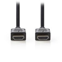 Καλώδιο High speed HDMI with Ethernet, HDMI αρσ. - HDMI αρσ., 10m NEDIS CVGT34000BK100 