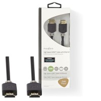 Καλώδιο Premium High speed HDMI with Ethernet, HDMI αρσ. - HDMI αρσ., 0.50m NEDIS CVBW34000AT05 