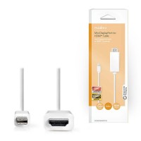 Καλώδιο Mini DisplayPort αρσ. - HDMI αρσ., 2.00m σε λευκό χρώμα NEDIS CCGB37600WT20 