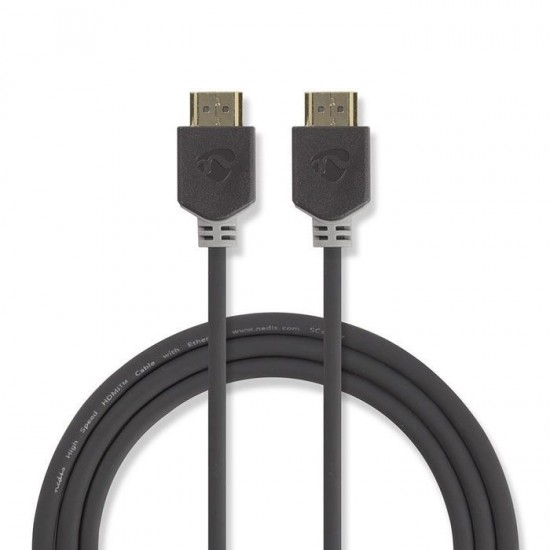 Καλώδιο High Speed HDMI with Ethernet, HDMI αρσ. - HDMI αρσ. 15m NEDIS CVBW34000AT150