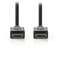 Καλώδιο High Speed HDMI with Ethernet, HDMI αρσ. - HDMI αρσ., 15m NEDIS CVGT34000BK150 