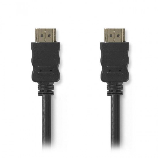 Καλώδιο High Speed HDMI with Ethernet, HDMI αρσ. - HDMI αρσ., 15m NEDIS CVGT34000BK150