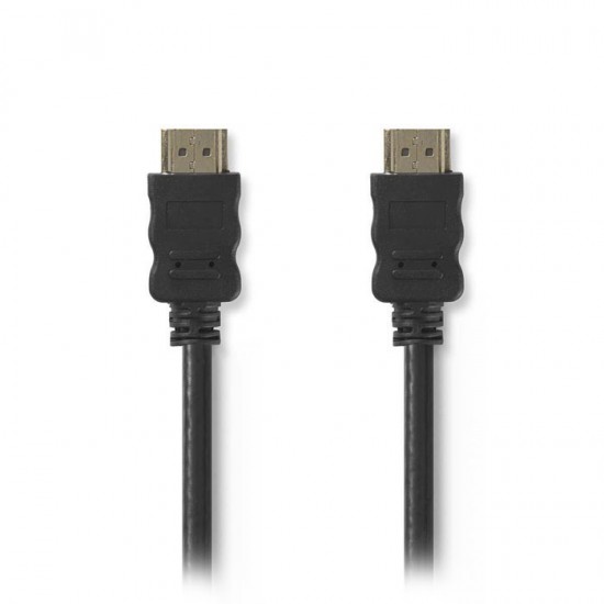 Καλώδιο High Speed HDMI with Ethernet, HDMI αρσ. - HDMI αρσ., 10m NEDIS CVGB34000BK100