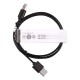 Καλώδιο USB High-Speed A αρσ. - USB A αρσ., 3.00m  NEDIS CCGT60000BK30