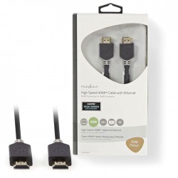 Καλώδιο Premium High Speed HDMI with Ethernet, HDMI αρσ. - HDMI αρσ. 3.00m NEDIS CVBW34000AT30 