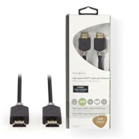 Καλώδιο Premium High speed HDMI with Ethernet, HDMI αρσ. - HDMI αρσ., 1.00m NEDIS CVBW34000AT10 