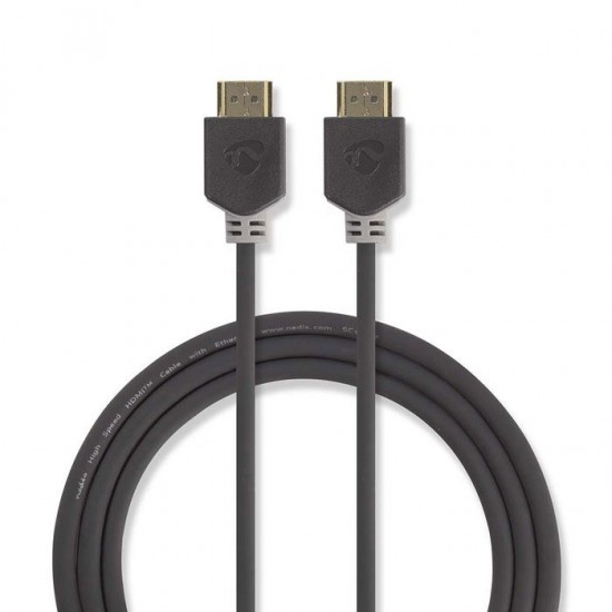 Καλώδιο Premium High speed HDMI with Ethernet, HDMI αρσ. - HDMI αρσ., 1.00m NEDIS CVBW34000AT10