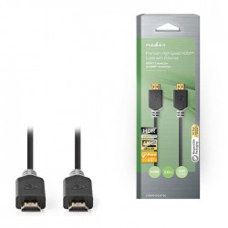 Καλώδιο Premium High Speed HDMI with Ethernet, HDMI αρσ. - HDMI αρσ. 3.00m NEDIS CVBW34050AT30 