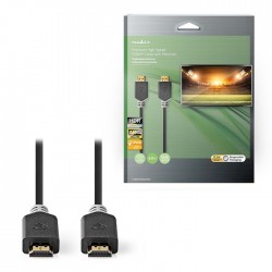 Καλώδιο Premium High Speed HDMI with Ethernet, HDMI αρσ. - HDMI αρσ. 5.00m NEDIS CVBW34050AT50 