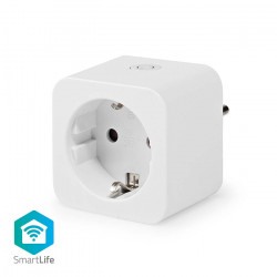 Wi-Fi Smart Plug με μετρητή κατανάλωσης ενέργειας, 3680W NEDIS WIFIP121FWT