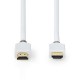 Καλώδιο Premium High speed HDMI with Ethernet, HDMI αρσ. - HDMI αρσ. 3.00m, σε άσπρο χρώμα NEDIS CVBW34000WT30