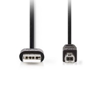 Καλώδιο USB High-Speed A αρσ. - USB B αρσ., 3.00m NEDIS CCGL60101BK30 