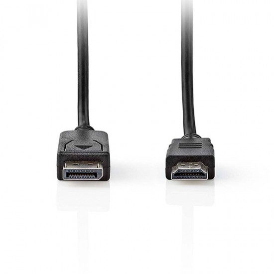 Καλώδιο εικόνας DisplayPort αρσ. σε HDMI αρσ., 2.00m NEDIS CCGL37101BK20