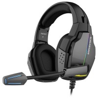 Gaming headset με αναδιπλούμενο μικρόφωνο και rainbow RGB LED φωτισμό 