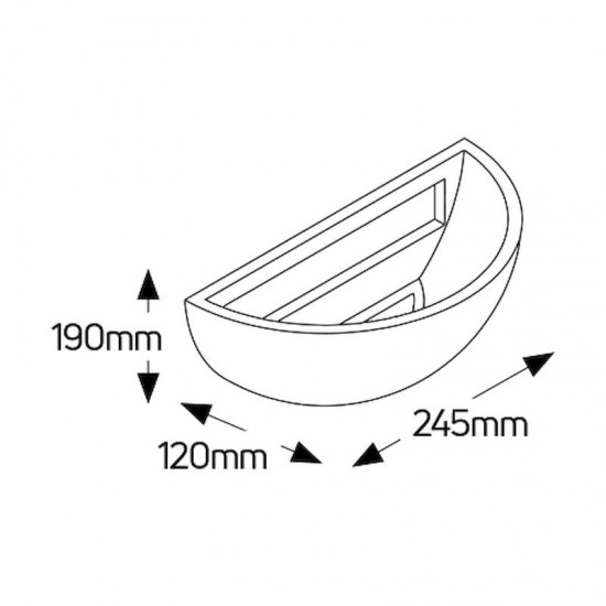 Γύψινη απλίκα Up-Down L245 E14 - FGA245120UD