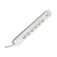 Πολύπριζο 6 θέσεων διακόπτη 2 USB - GES-161
