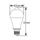 Λάμπα LED Κλασική A65 11W E27 4000K 900lm με αισθητήρα κίνησης - LACE2711MS