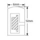 Ταινία LED Neon 14.4W 24V 3000K 1400lm IP67 6X12mm - LN14461230