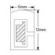 Ταινία LED Neon 14.4W 24V μπλέ 1400lm IP67 6X12mm - LN144612B