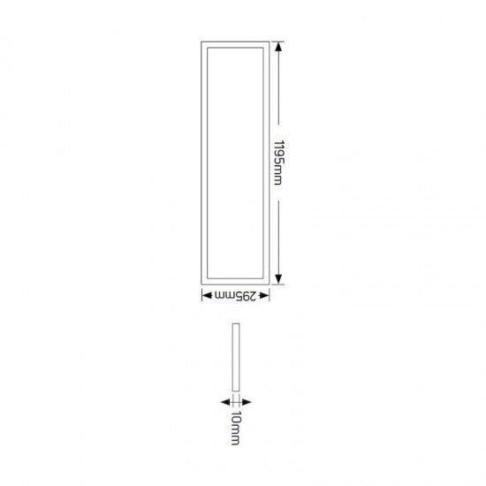 LED Panel Slim 120x30 40W 4000K 3600lm - LP120-30C5