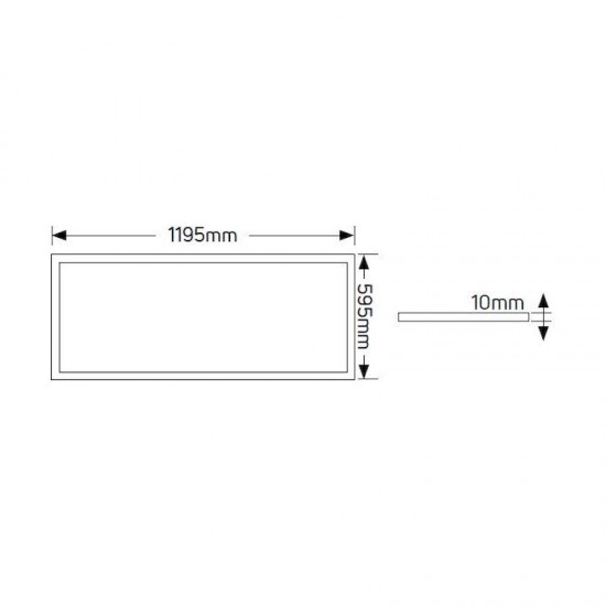 Panel LED Slim 120x60 60W 4000K 5400lm Dali - LP120-60C5.DA