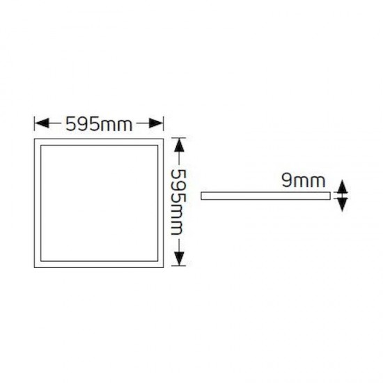 Panel LED 60x60 40W 4000K 3600lm Dali - LP40C5.DA