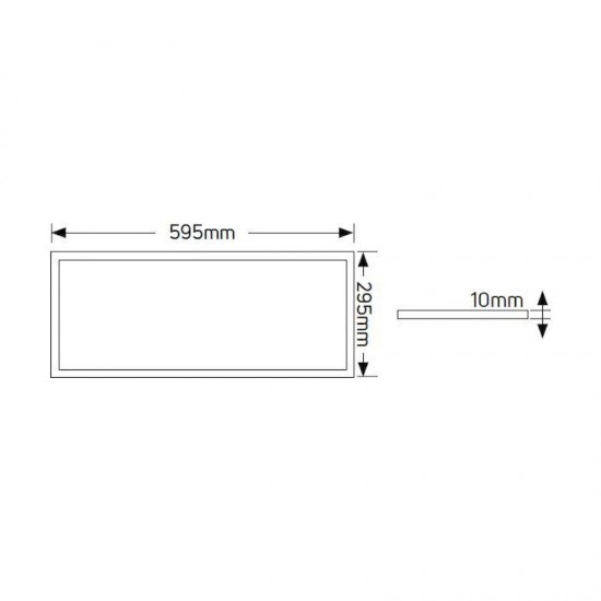 Panel LED Slim 60x30 24W 3000K 2160lm - LP60-30W5