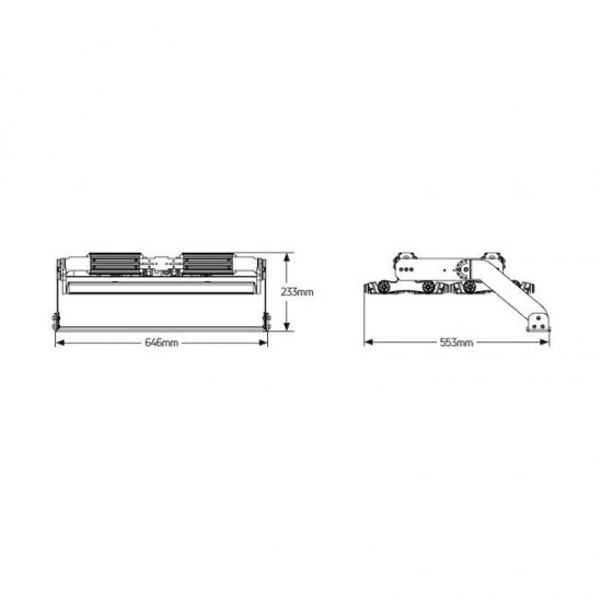 LED Προβολέας Vario II 600W 5000K 87000lm IP65 - LSP.VL2.085.50