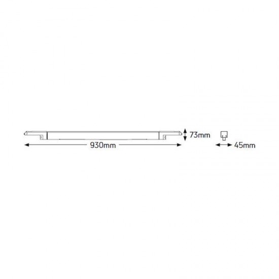 Φωτιστικό ράγας Led Innova 50W 4000K assymetric - LTRLAIASYM50C