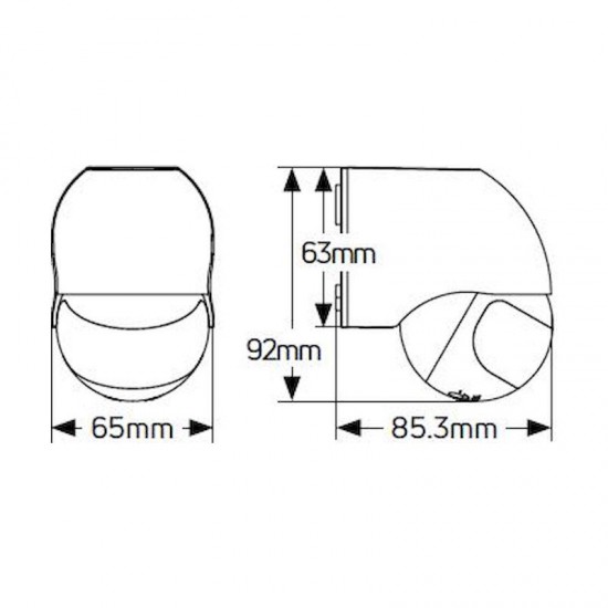 Ανιχνευτής κίνησης Mini 220-240V IP44 - SIM-M