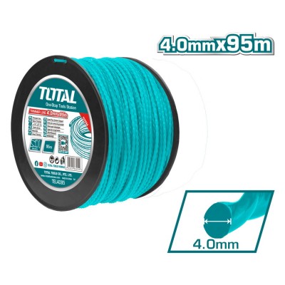 TOTAL ΜΕΣΙΝΕΖΑ ΕΛΙΚΟΕΙΔΗΣ ΣΕ ΚΑΡΟΥΛΙ 4mm - 95m (TEL4095)