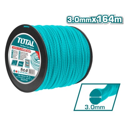 TOTAL ΜΕΣΙΝΕΖΑ ΣΤΡΟΓΓΥΛΗ ΚΑΡΟΥΛΙ 3mm - 164m (TRL30164)