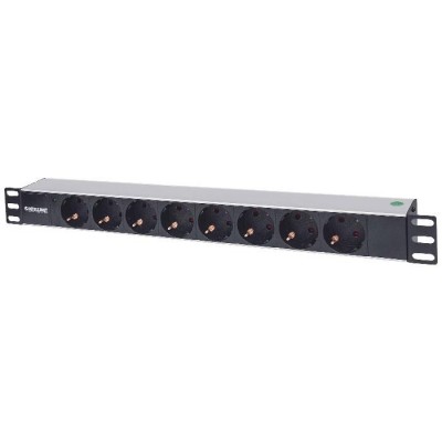 Πολύπριζο ρεύματος 1.5U rackmount 19", 8 θέσεων σούκο με ενδεικτή λυχνία χρήσης, χωρίς προστασία υπέρτασης 071-0358