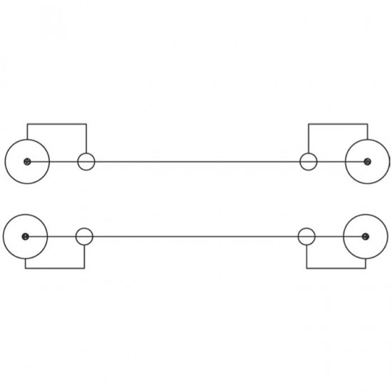 Καλώδιο εικόνας (RGB) Clicktronic 3 x RCA αρσ. - 3 x RCA αρσ., της σειράς "Advanced" 70625/5.00m