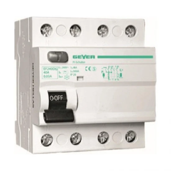 Ρελέ διαφυγής 4P 25A 500mA AC - EF425FG